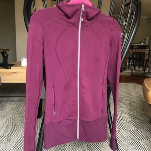 Burgundy Lululemon Jacket